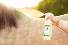 Afbeelding in Gallery-weergave laden, Zoem Spray The Natural Way 100 % natuurlijke insectwerende vacht spray voor paarden, maakt onaantrekkelijk en beschermd tegen insecten, teken, vliegen, muggen, knutten, cullicoides, zomereczeem, jeuk bij paarden