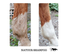 Charger l&#39;image dans la galerie, Natuur Shampoo The Natural Way Laura Cleirens, 100 % natuurlijke shampoo voor paarden met jeuk zomereczeem mok CPL, aloë vera en etherische olie, duurzaam en huidvriendelijk, alle huidtypes, gevoelige huid
