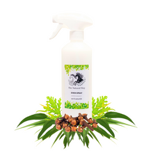 Load image into Gallery viewer, Zoem Spray The Natural Way 100 % natuurlijke insectwerende vacht spray voor paarden, maakt onaantrekkelijk en beschermd tegen insecten, teken, vliegen, muggen, knutten, cullicoides, zomereczeem, jeuk bij paarden 
